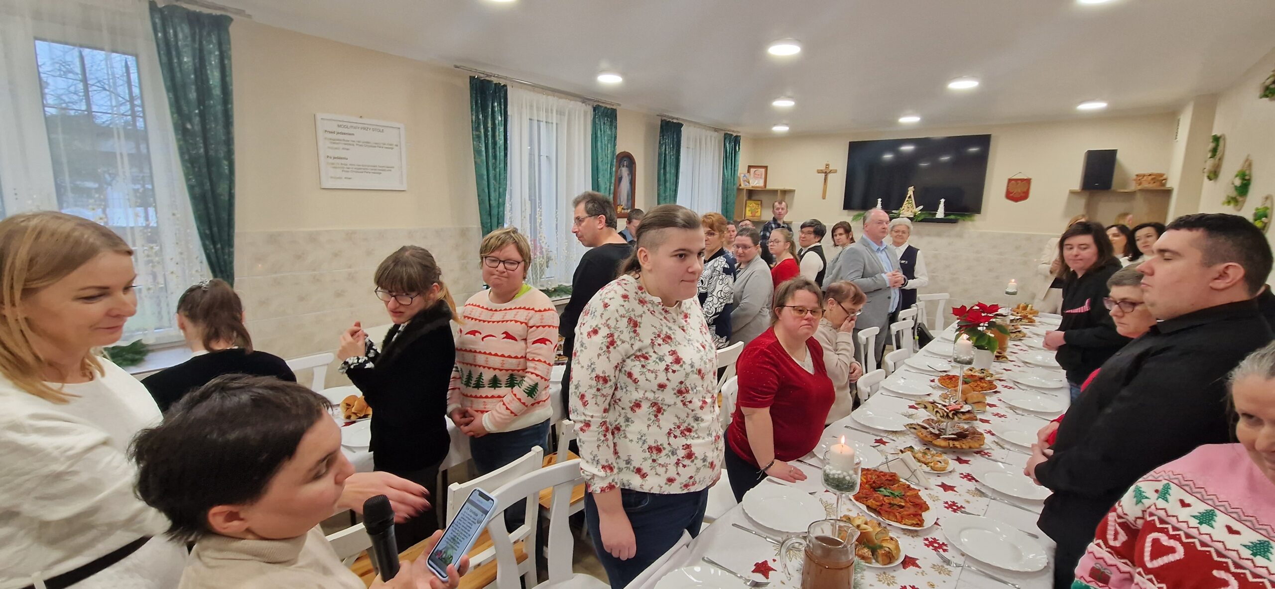 Opłatek na Warsztatach Terapii Zajęciowej